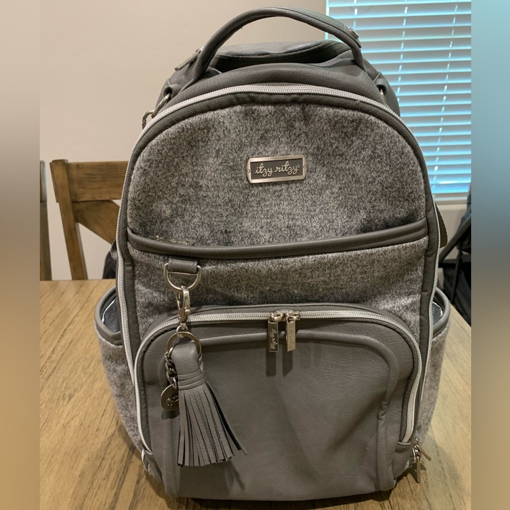 Itzy Ritzy Grayson Boss Plus Large Diaper Bag Backpack